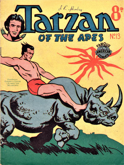 Cover for Tarzan of the Apes (New Century Press, 1954 ? series) #13