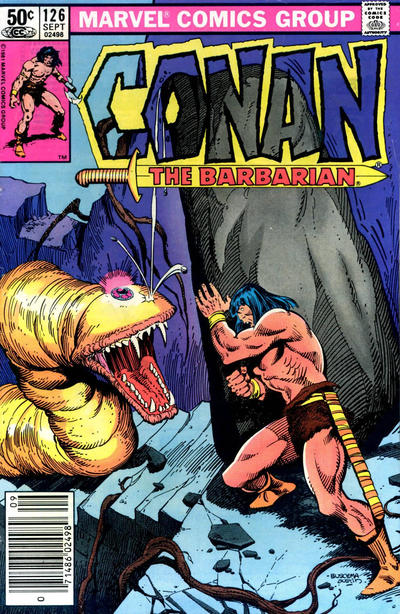 Cover for Conan the Barbarian (Marvel, 1970 series) #126 [Newsstand]