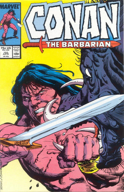 Cover for Conan the Barbarian (Marvel, 1970 series) #193 [Direct]