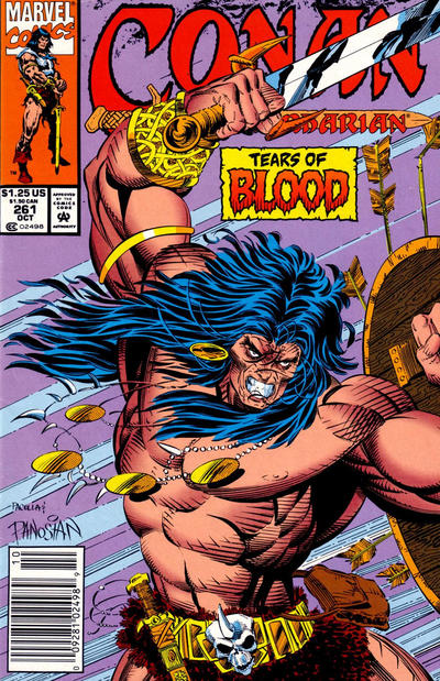 Cover for Conan the Barbarian (Marvel, 1970 series) #261 [Newsstand]