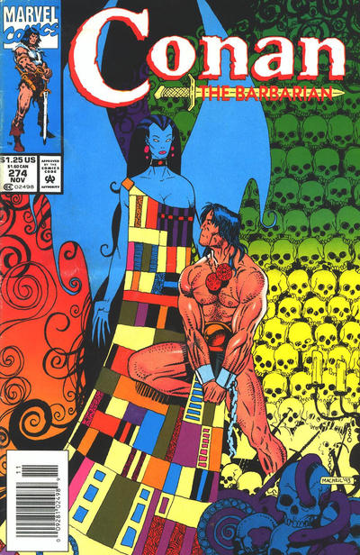 Cover for Conan the Barbarian (Marvel, 1970 series) #274 [Newsstand]