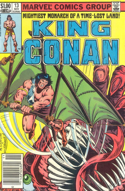 Cover for King Conan (Marvel, 1980 series) #13 [Newsstand]