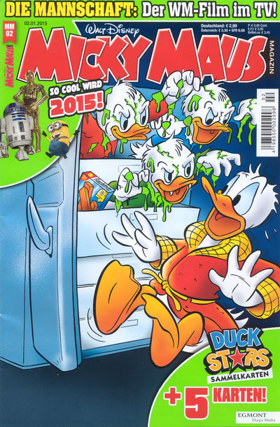 Cover for Micky Maus (Egmont Ehapa, 1951 series) #2/2015