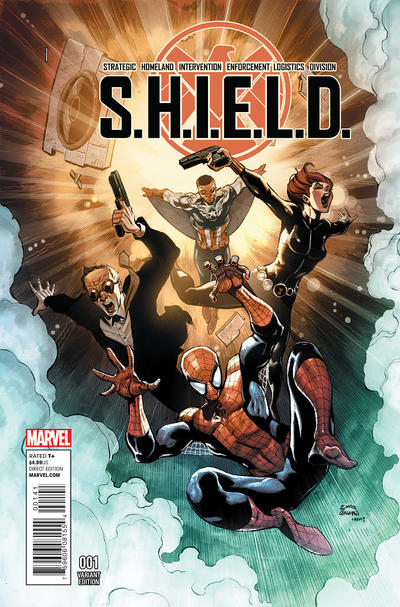 Cover for S.H.I.E.L.D. (Marvel, 2015 series) #1 [Ryan Stegman Young Guns Variant]