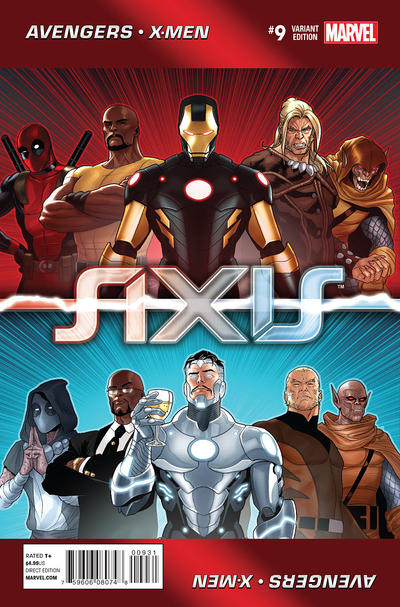 Cover for Avengers & X-Men: Axis (Marvel, 2014 series) #9 [Paul Renaud Looper Variant]