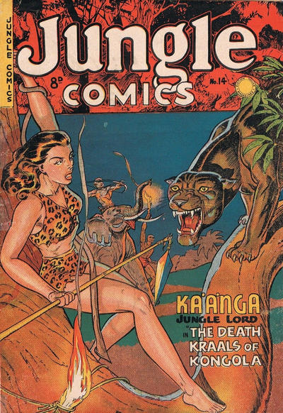 Cover for Jungle Comics (H. John Edwards, 1950 ? series) #14