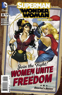 Cover Thumbnail for Superman / Wonder Woman (DC, 2013 series) #9 [DC Bombshells Cover]