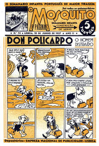 Cover Thumbnail for O Mosquito [Série 1] (Edições O Mosquito, Lda, 1936 series) #74