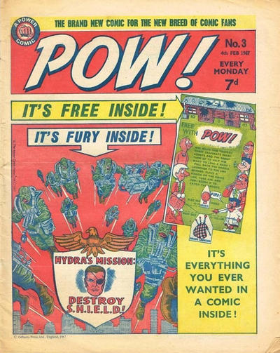 Cover for Pow! (IPC, 1967 series) #3
