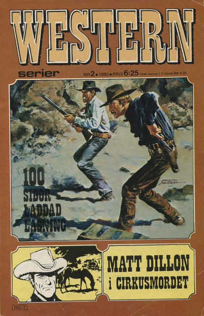 Cover for Westernserier (Semic, 1976 series) #2/1980