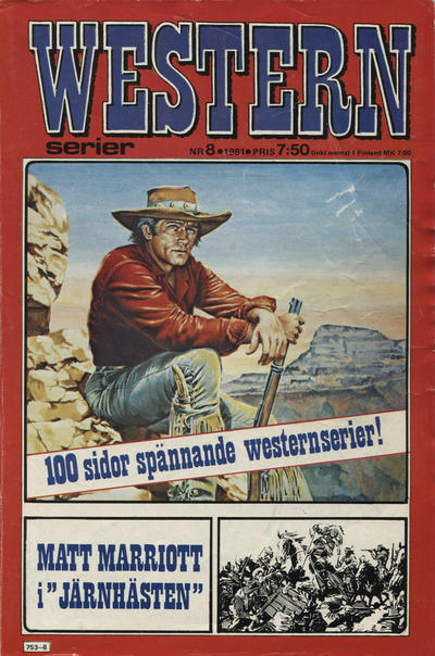 Cover for Westernserier (Semic, 1976 series) #8/1981