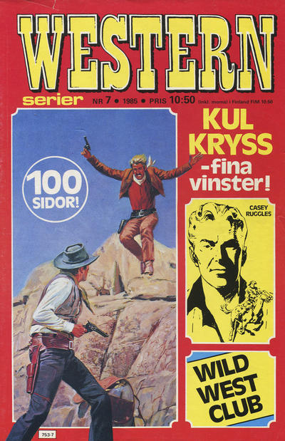 Cover for Westernserier (Semic, 1976 series) #7/1985