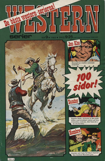 Cover for Westernserier (Semic, 1976 series) #9/1983