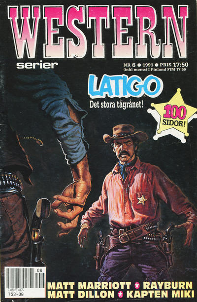 Cover for Westernserier (Semic, 1976 series) #6/1991