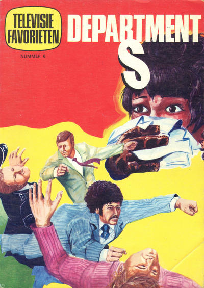 Cover for Televisie favorieten (Nederlandse Rotogravure Pers, 1970 series) #6 - Department S