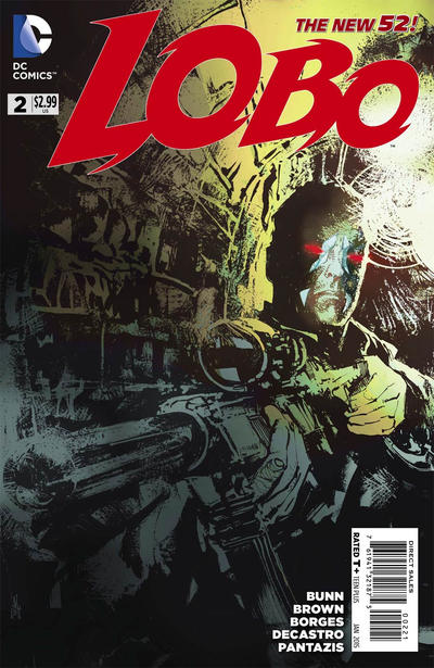 Cover for Lobo (DC, 2014 series) #2 [Bill Sienkiewicz Cover]