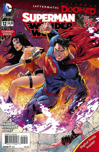 Cover for Superman / Wonder Woman (DC, 2013 series) #12 [Combo-Pack]