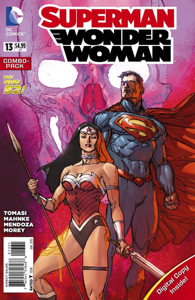 Cover for Superman / Wonder Woman (DC, 2013 series) #13 [Combo-Pack]