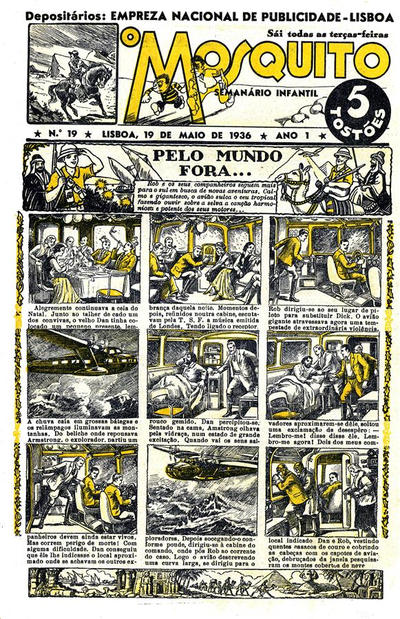 Cover for O Mosquito [Série 1] (Edições O Mosquito, Lda, 1936 series) #19