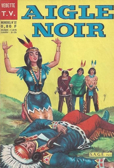 Cover for Aigle Noir (Sage - Sagédition, 1960 series) #32