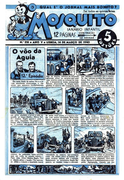 Cover for O Mosquito [Série 1] (Edições O Mosquito, Lda, 1936 series) #218