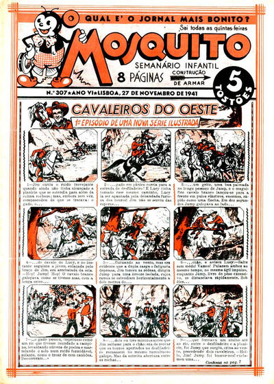 Cover for O Mosquito [Série 1] (Edições O Mosquito, Lda, 1936 series) #307