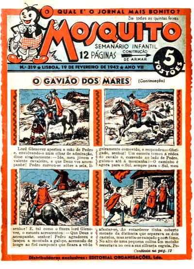 Cover for O Mosquito [Série 1] (Edições O Mosquito, Lda, 1936 series) #319