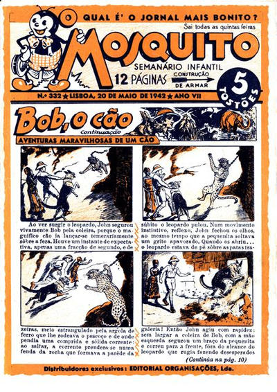 Cover for O Mosquito [Série 1] (Edições O Mosquito, Lda, 1936 series) #332