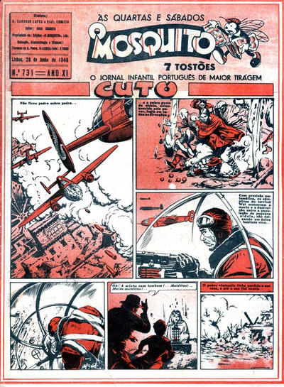 Cover for O Mosquito [Série 1] (Edições O Mosquito, Lda, 1936 series) #731