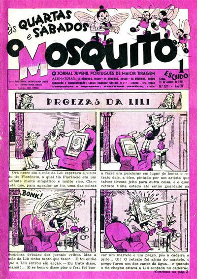 Cover for O Mosquito [Série 1] (Edições O Mosquito, Lda, 1936 series) #1211