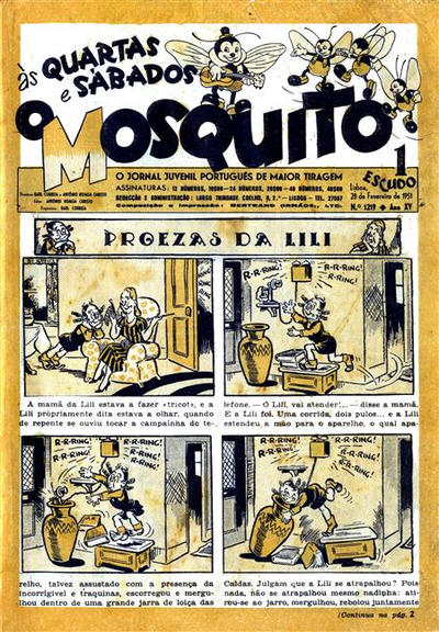 Cover for O Mosquito [Série 1] (Edições O Mosquito, Lda, 1936 series) #1219