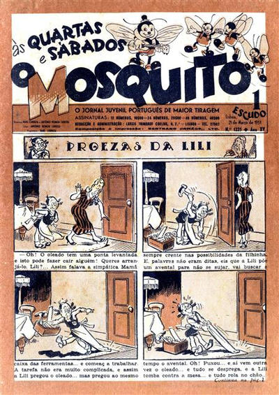 Cover for O Mosquito [Série 1] (Edições O Mosquito, Lda, 1936 series) #1225