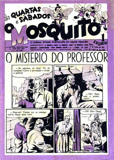 Cover for O Mosquito [Série 1] (Edições O Mosquito, Lda, 1936 series) #1252