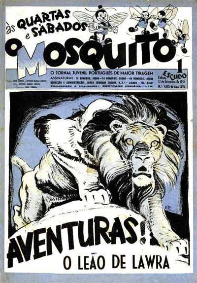 Cover for O Mosquito [Série 1] (Edições O Mosquito, Lda, 1936 series) #1275