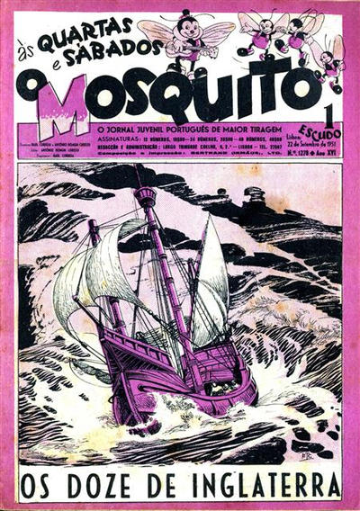 Cover for O Mosquito [Série 1] (Edições O Mosquito, Lda, 1936 series) #1278