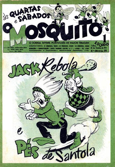 Cover for O Mosquito [Série 1] (Edições O Mosquito, Lda, 1936 series) #1286