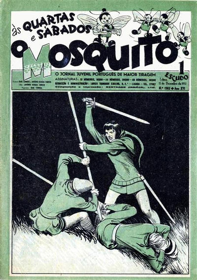 Cover for O Mosquito [Série 1] (Edições O Mosquito, Lda, 1936 series) #1302