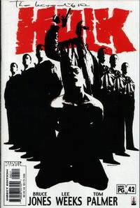 Cover Thumbnail for Incredible Hulk (Marvel, 2000 series) #42 [Direct Edition]