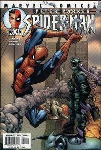 Cover for Peter Parker: Spider-Man (Marvel, 1999 series) #45 (143) [Direct Edition]