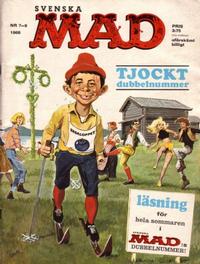 Cover Thumbnail for Mad (Williams Förlags AB, 1960 series) #7-8/1968