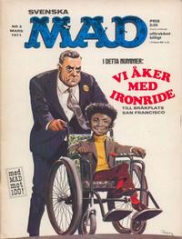 Cover Thumbnail for Mad (Williams Förlags AB, 1960 series) #3/1971
