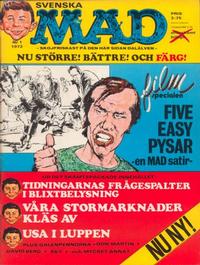 Cover Thumbnail for Mad (Williams Förlags AB, 1960 series) #1/1972