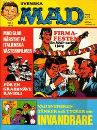 Cover Thumbnail for Mad (Williams Förlags AB, 1960 series) #4/1973