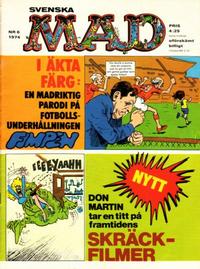 Cover Thumbnail for Mad (Williams Förlags AB, 1960 series) #6/1974