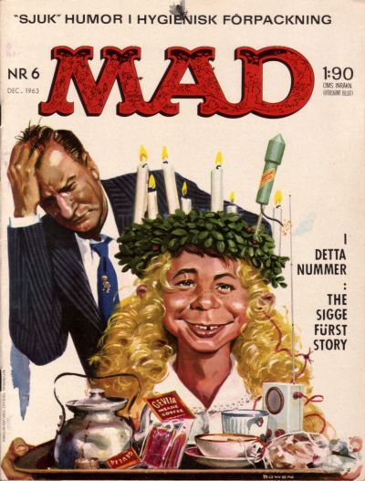 Cover for Mad (Williams Förlags AB, 1960 series) #6/1963