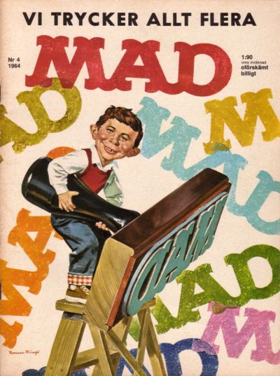 Cover for Mad (Williams Förlags AB, 1960 series) #4/1964