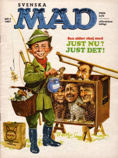 Cover for Mad (Williams Förlags AB, 1960 series) #4/1967