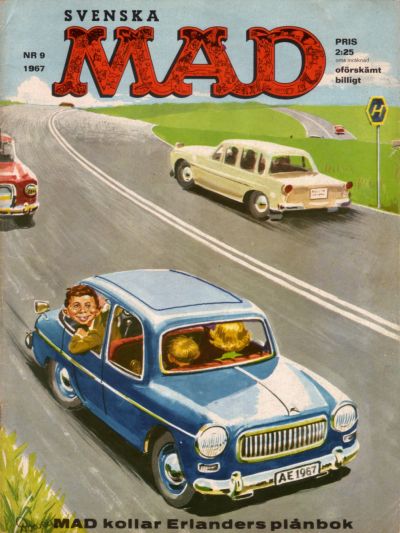 Cover for Mad (Williams Förlags AB, 1960 series) #9/1967