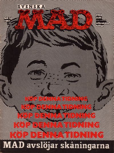 Cover for Mad (Williams Förlags AB, 1960 series) #10/1967