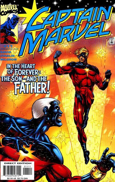 Cover for Captain Marvel (Marvel, 2000 series) #11 [Direct Edition]